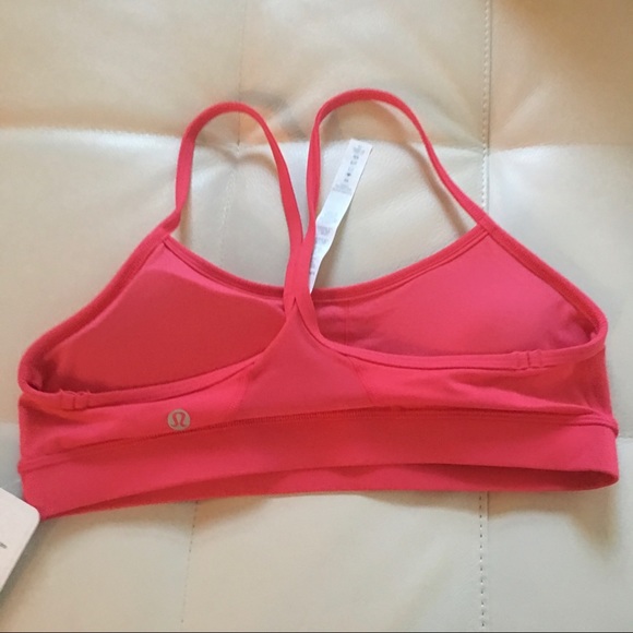 NWT BOOM JUICE PINK LULULEMON FLOW Y BRA IV - Picture 5 of 7